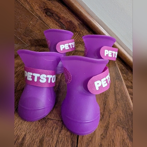 Muttluks, Woof Walkers Dog Boots with Leather Soles Itty Bitty & Silicone Boots - Picture 9 of 13